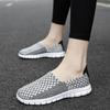 Summer Women Lightweight Slip On Sneakers Casual Plus Size Flats Moccasins Soft Beach Walking Sports Shoes