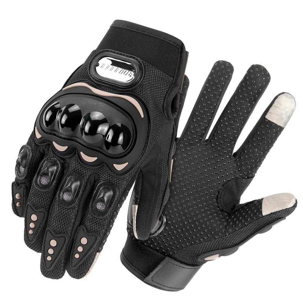 Gants de moto pour femmes, respirants, doigt complet, pour Motocross, maille respirante, pour écran tactile, gants de course M