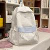School Bag High Aesthetic INS Style New Simple Backpack for Women, College Student Lightweight Backpack, Korean Style Versatile Casual Small Backpack