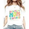 Raising Is So Hard Colorful Text Cream T Shirt Crew Neck Y2k Style Casual Tee Retro Street Fashion Festival Gift For Mothers Day 100 180g Unisex
