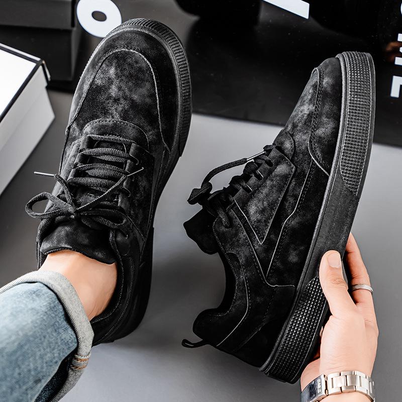 Men's Korean-Style Trendy Breathable Skate Shoes - Versatile Casual Sneakers for Spring/Summer