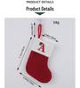 American Style Knitted Wool Socks & Embroidered Christmas Stocking Gift Bag for Children