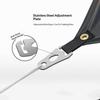 Cord Tightener Tent Wind Rope Buckle Tie Down Rope Carabiner Clip Fastener Camptent Guyline Rope Buckle Fastener Rope Tensioner