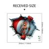1Pcs Christmas Santa Wall Stickers Pvc Waterproof Sticker Door Window Wall Decals Diy Peel Sticker Home Living Room Party Decor