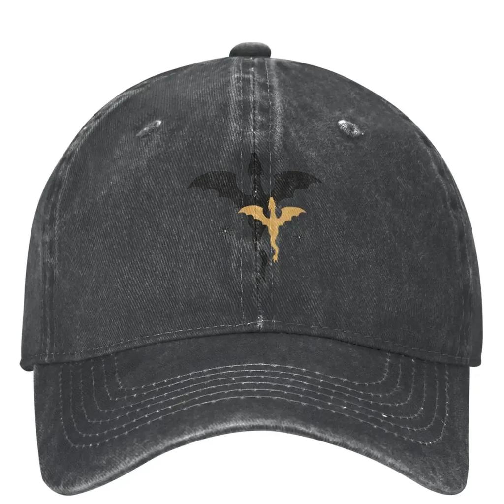 Retro Fjärde Vingen Drakar Basebollkepsar Unisex Stil Sliten Tvättad Huvudbonad Utomhus Träningskepsar Hatt