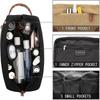 Toiletry Bag Hanging Dopp Kit For Men Water Resistant Canvas Shaving Bag With Large Capacity For Travel-brown