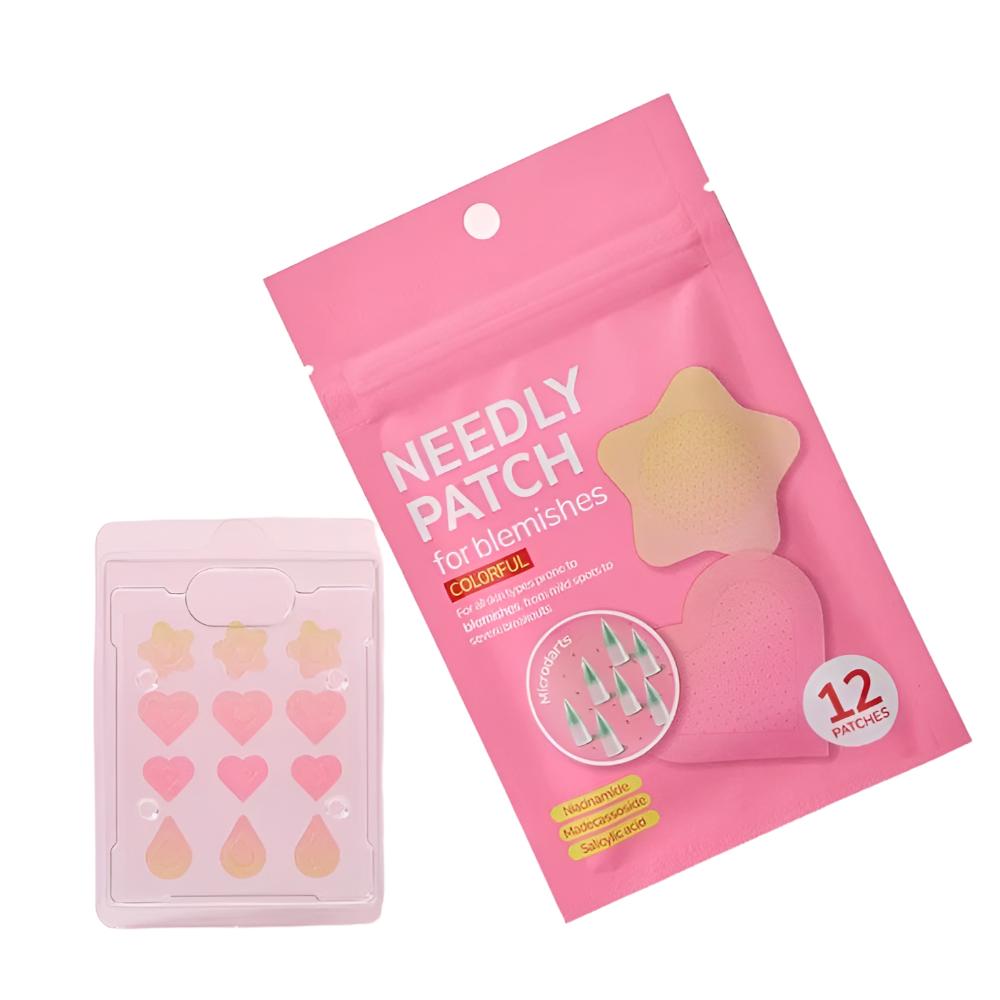 NEEDLY Патчи от прыщей Цветные 12 шт.