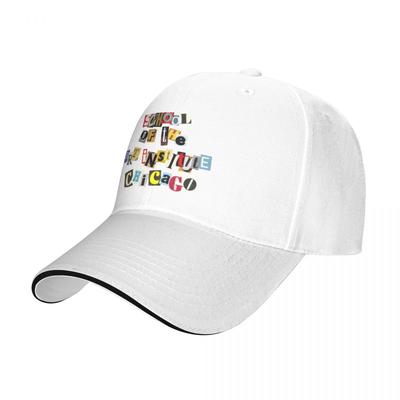 School of The Art Institute of Chicago SAIC Logo Czapka z funky kolażem Czapka baseballowa anime Kapelusze damskie Unisex