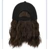 Women Short Curly Hair Cap Fashion Adjustable Baseball Hat with Wig Dress Up Accessories Fashion Bob Wig Hat Headwear