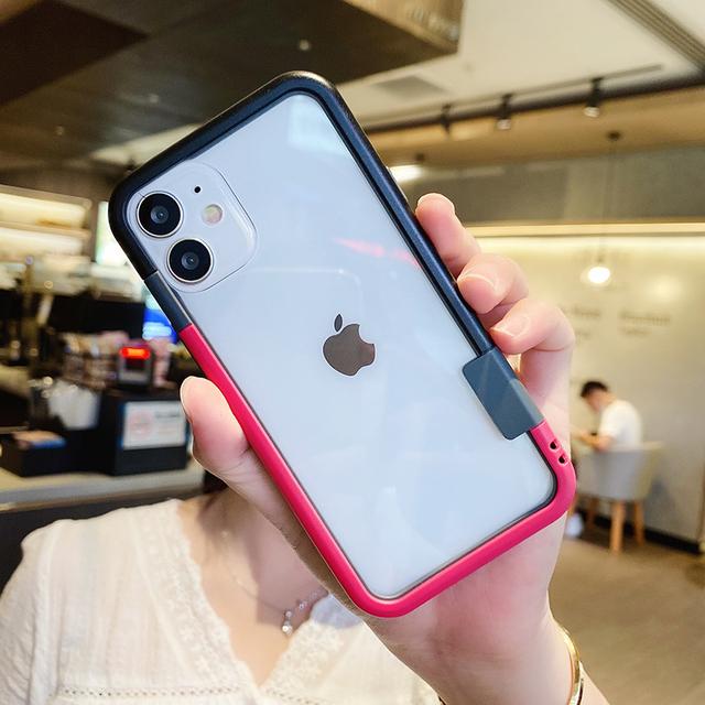 Phone Case For Iphone 14 13 12pro 11pro Max Xr Xs Max X 14plus 14pro Soft Silicone Bumper Shockproof Transparent Back Cover Capa