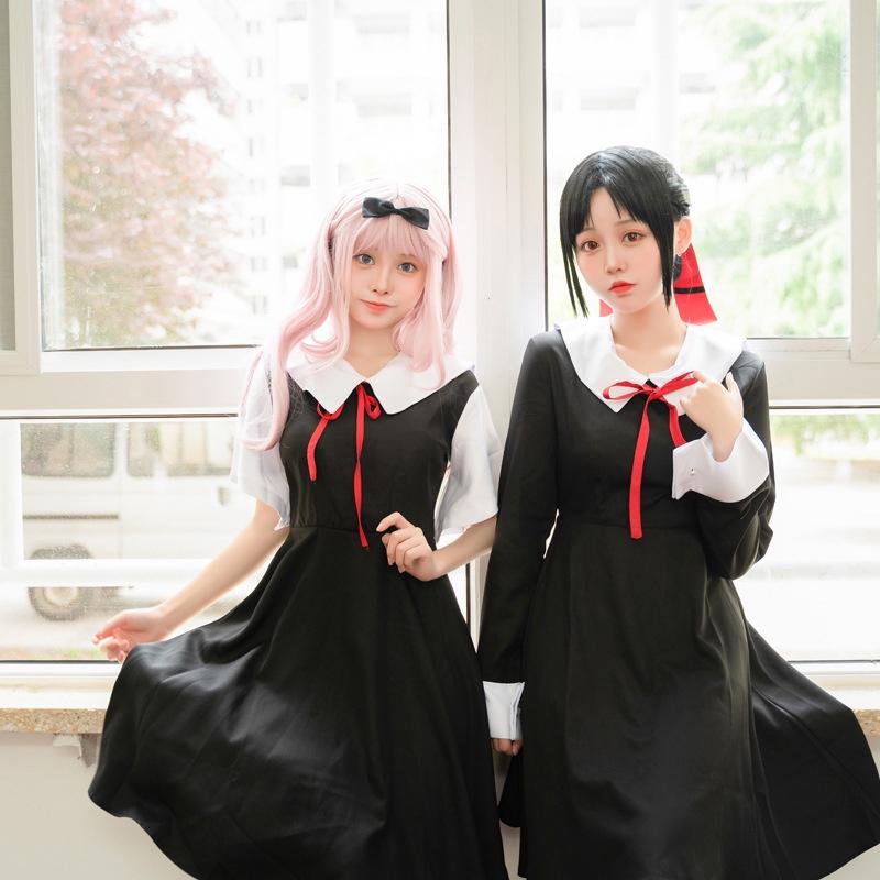 Sama Kaguya Love Is War Fujiwara Chika Cosplay Costume Dress Party Halloween