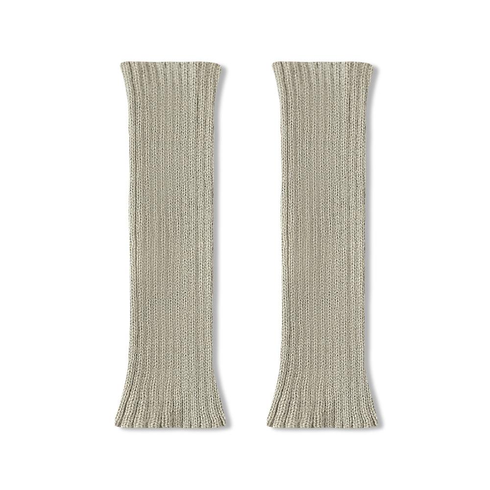 

Women s Grey Knitted Leg Covers, Pile Socks, Versatile Calf Socks for Spring and Autumn, Women s Mid-calf Sleeves, Calf Socks, Long Socks 1 pair хакі