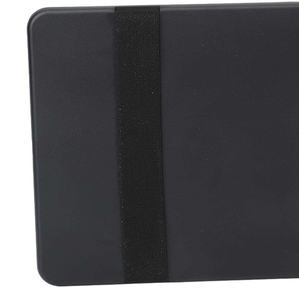 Auto Schminkspiegel Touchscreen Dimmbar Wiederaufladbar 3 Lichter LED Auto Kosmetikspiegel Schwarz