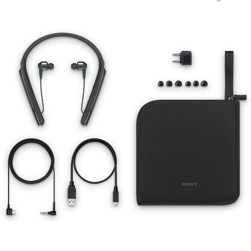 Sony WI-1000X Wireless Noise Cancelling Earphones Bluetooth Alexa Hi-Res Audio In-Ear Microphone 10H 360 Reality Audio Black WI-1000X B