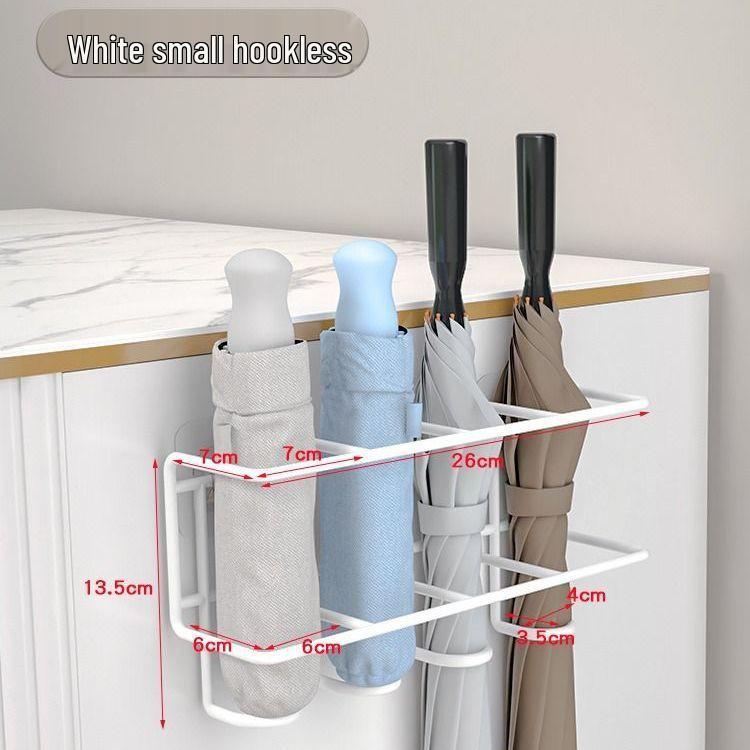 Настенная подставка для зонтов с крючками для прихожей