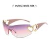 Y2K Hollow Out Sunglasses Women Vintage Rimless Metal Frame Sun Glasses UV400 Protection Fashion Street Photography Eyewear
