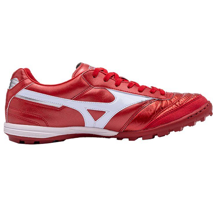Mizuno Morelia Sala Elite Comfortable Versatile TF (Rubber Studs) Non-Slip Durable Soccer Shoes Men Soccer Shoes Red Q1GB221060