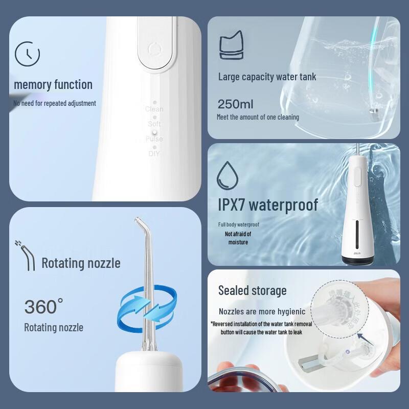 BAIR M6s Sonic Electric Toothbrush Peach Pink Gift Set