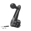 17mm Ball Mount Extension Adapter 360 Degree Rotating Arm Adapter Car Mount Phone Holder Extension Rod