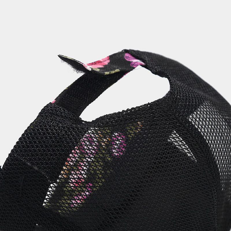 Hat Women's spring and summer national style elements Small flower cloth Peony flower net Baseball cap Men's outdoor leisure sun hat