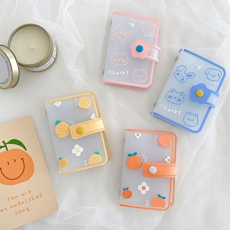 Cute Card Holder For Women Stylish Compact Lightweight Card Case Wallet Fashion Portable Mini Purse Organizer For Credit Cards ID Cash