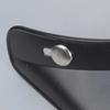 Universal 3 Snap Visor Face Shield Lens For Motorcycle Helmets Open Face