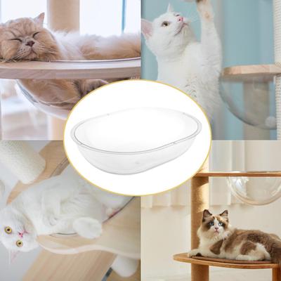 Cat Bed House Climbing Frame Accessories Pet Furniture Small Animals Clear Decor