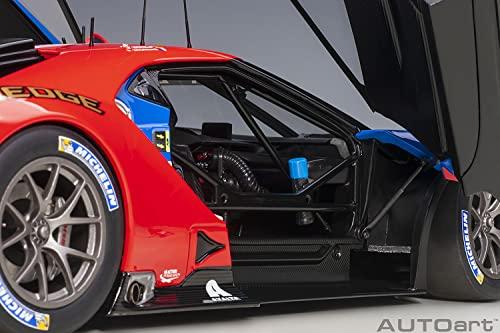 AUTOart 1/18 Scale Scale Model 81912 Ford GT 2019 #68 Le Mans 24 Hours LMGTE Pro Class Blue/White/Red