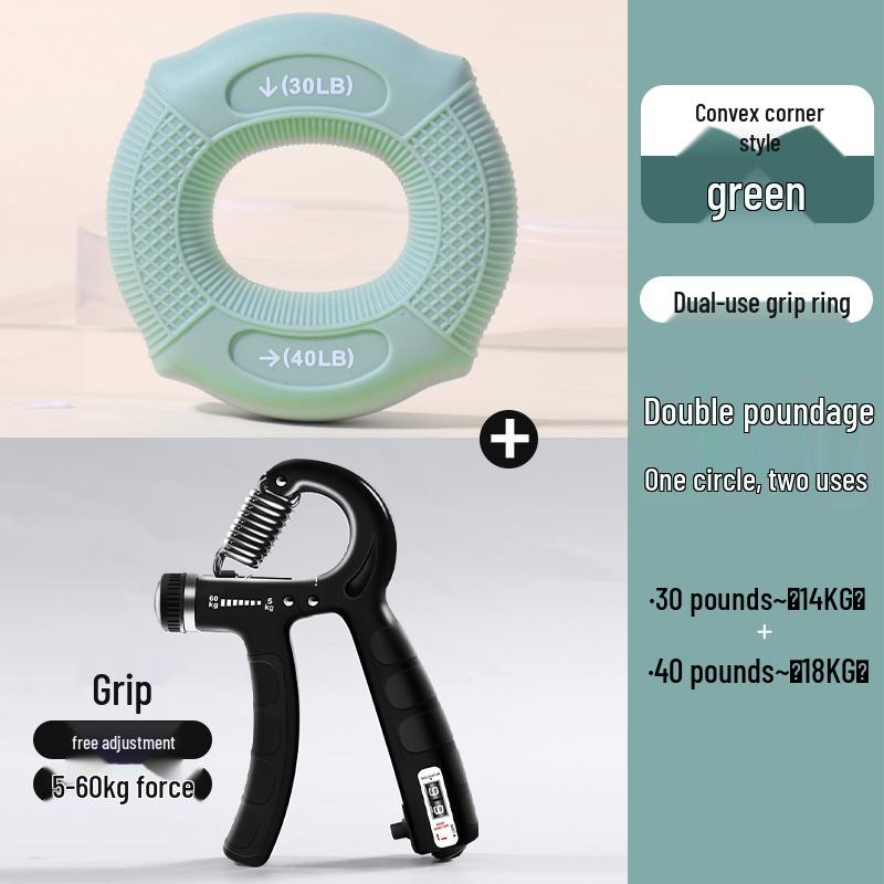 Silicone Grip Ring for Men, Women, and Kids - Hand, Arm, and Finger Strength Training/Rehabilitation Equipment