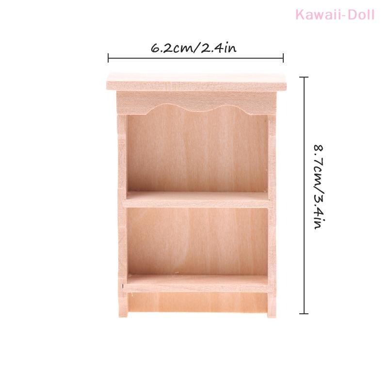 1:12 Puppenhaus Miniatur Hängeschrank Wandregal Aufbewahrungsregal Regal Modellmöbel Wohnzimmer Dekoration Spielzeug