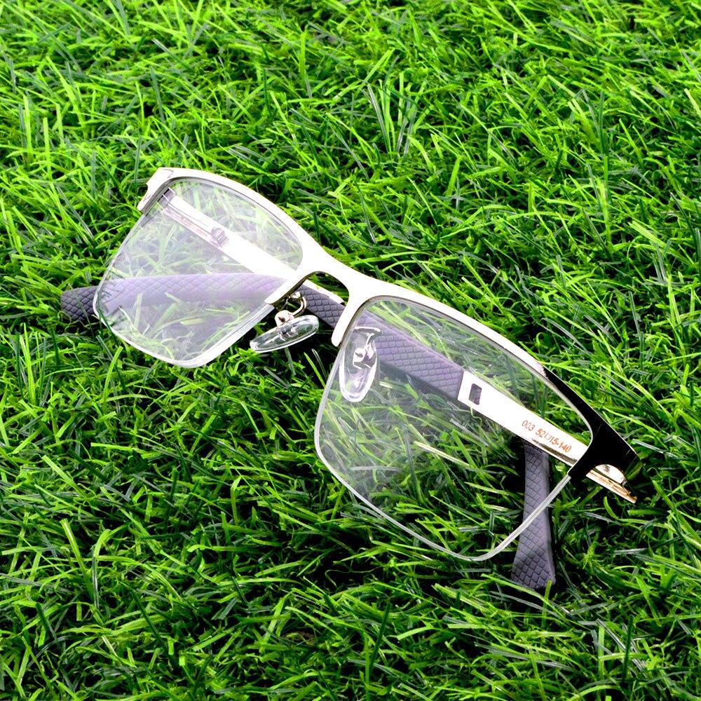 Business Al-mg Alloy Rectangle Simple Style Light Weight Hinge Exquisite Temples Anti-fatigue Reading Glasses +0.75 To +4
