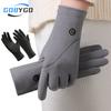 Gobygo 1Pair Winter Warm Gloves Outdoor Cycling Anti-Slip Windproof Touch Screen Outdoor Sports Daily Commuting Gloves Men Women