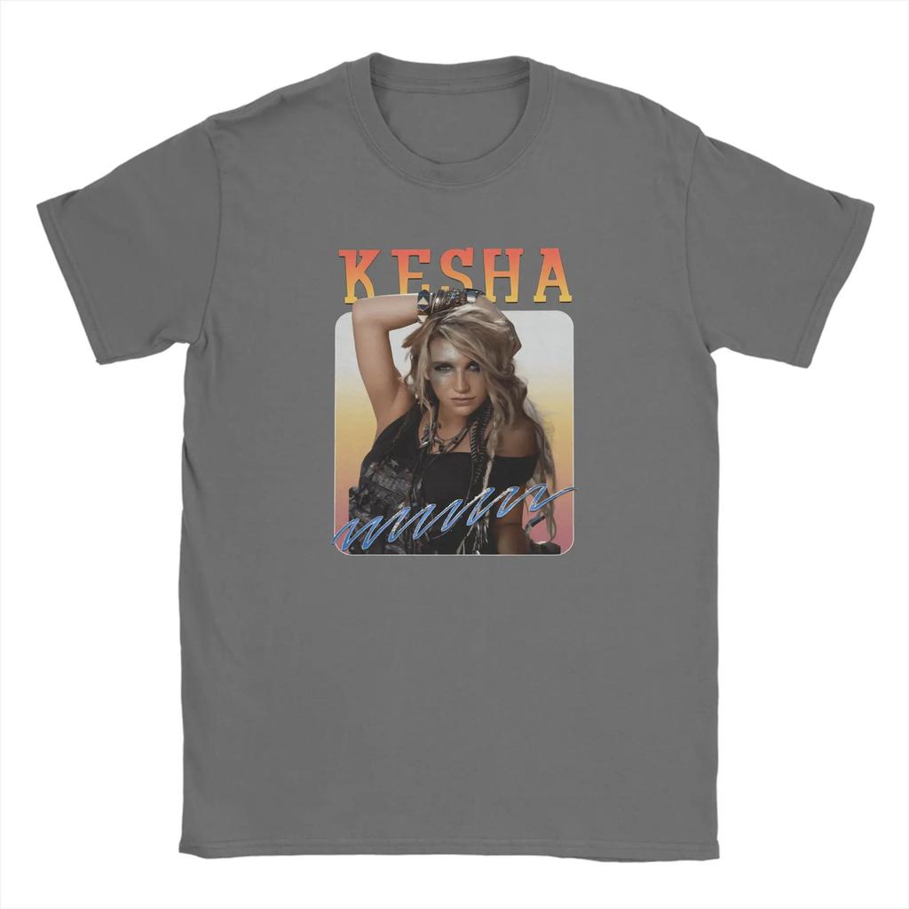 Unisex Vintage Aesthetic Singer Kesha Album 2026 Graphic T Shirt Cotton Clothing Novelty Short Sleeve O Neck Soft Tee Shirt Summer