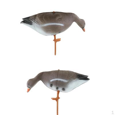 2Pcs Foam Goose Hunting Decoy Full-Body Scarer Scarecrow Crow