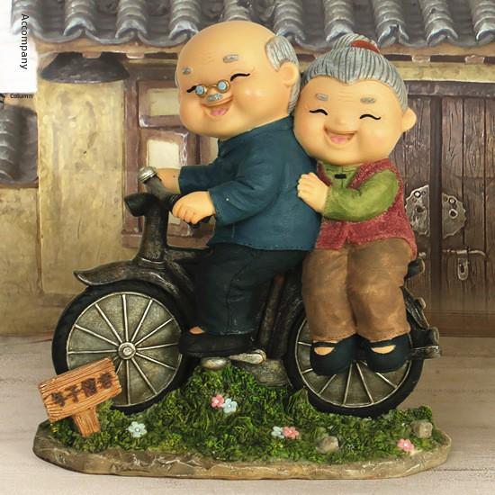 "Decor creativ pentru casă cuplu japonez în vârstă pentru nunți și cadouri - Model 935-1"