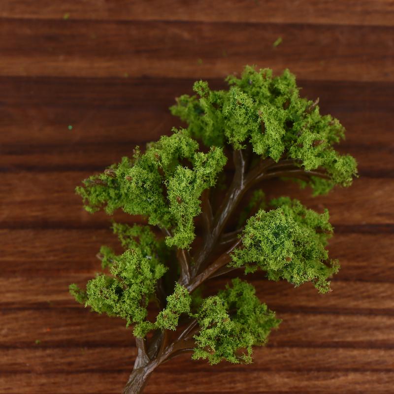 10Pcs Model Trees Ornaments Decoration Railroad Diorama Scenery Plastic Scale Scene For House Living Room Kitchen Decor