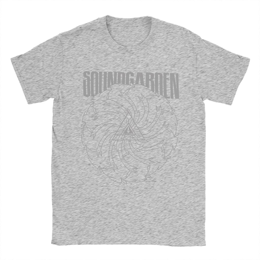 Soundgarden Badmotorfinger TShirt Summer Couple Pure Cotton ONeck Oversize Clothes Short Sleeve YK Basic Tshirt