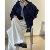 Women Zip Up Hooded Sweatshirt Jacket Korean Casual Embroidery Letter Oversized Cropped Hoodie Long Sleeve Sport Outerwear