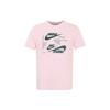 Nike T-shirts Heren Schuimroze Ronde Hals Normale Rechte Pasvorm DR7816-663