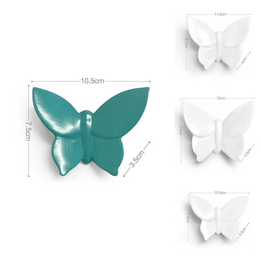 Contemporary Resin Butterfly Wall Accent For Living Room And Bedroom Wall Design