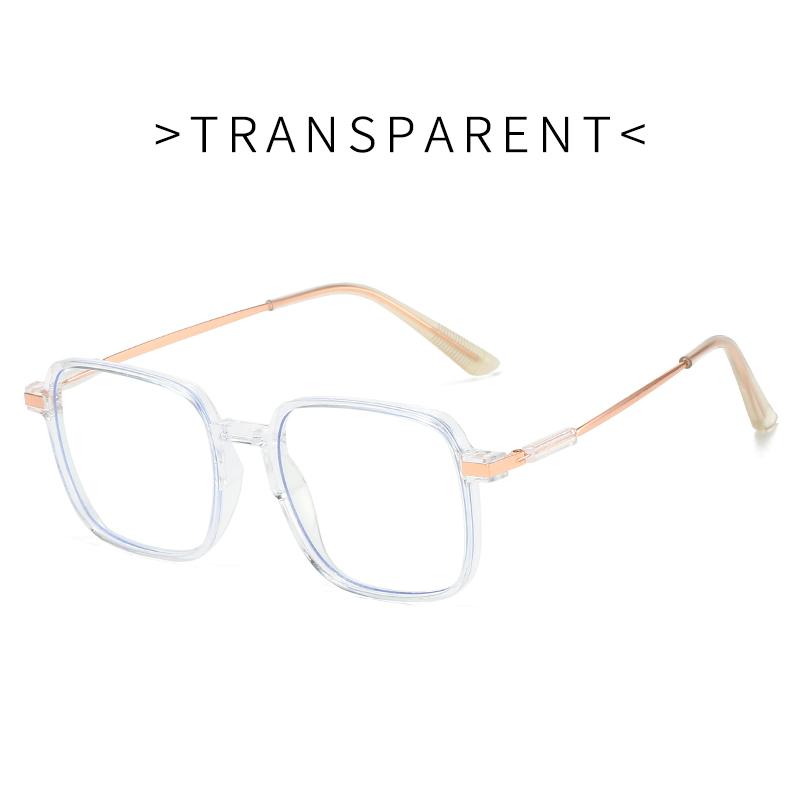 Anti-Blue Light Glasses Square Metal Eyewear Women High Quality Luxury Eyeglasses Blue Light Blocking Man Lady Computer Eyeglas