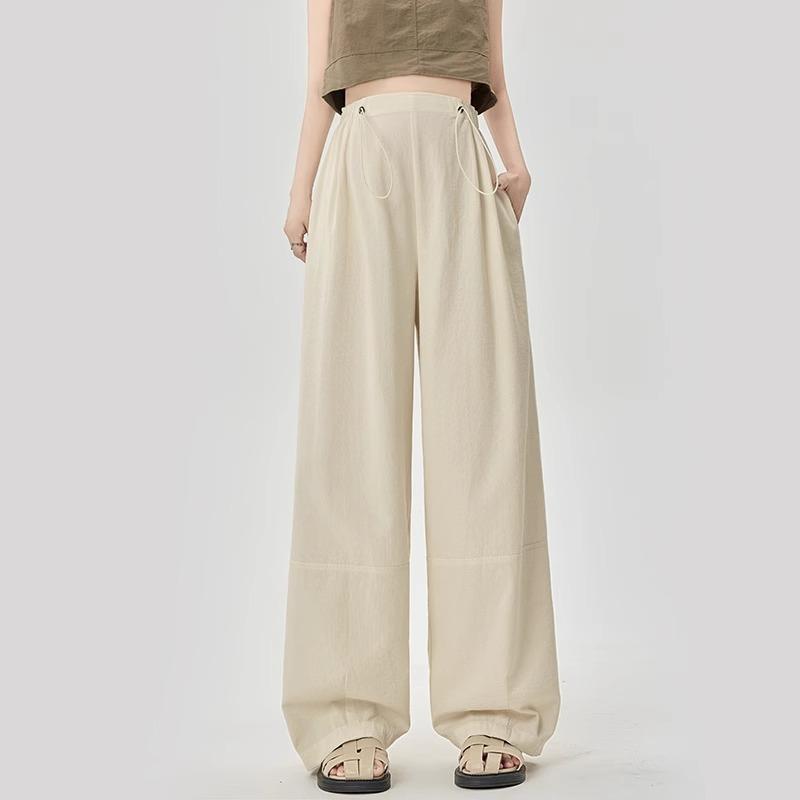 

Large size maternity casual Yamamoto pants women s summer thin 0kg fat mm belly loose straight wide-leg pants 5XL [suitable for 180-100kg]