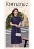 2026 Summer New Arrival: Chinese Style Plus Size Short Sleeve Dress for Middle-Aged and Elderly Women