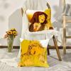 Cute SSkip AndLoafer Couple Style Throw Pillow Covers Pattern Cushion Cover Suitable For Sofa Bedroom Car Pillow Cover