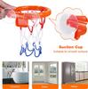4Pcs Bathroom Shooting Game Toy Bathtub Basketball Hoop Set Fun Kids Bath Toys With 3 Balls Gift For Toddler Kids Children Baby