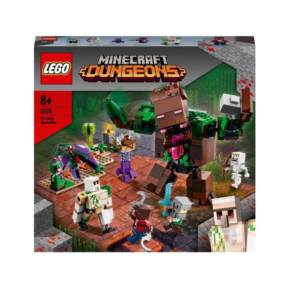 LEGO Minecraft Jungle Monster Set 21176 Building Blocks Toy for Boys and Girls 8 Years and Up
