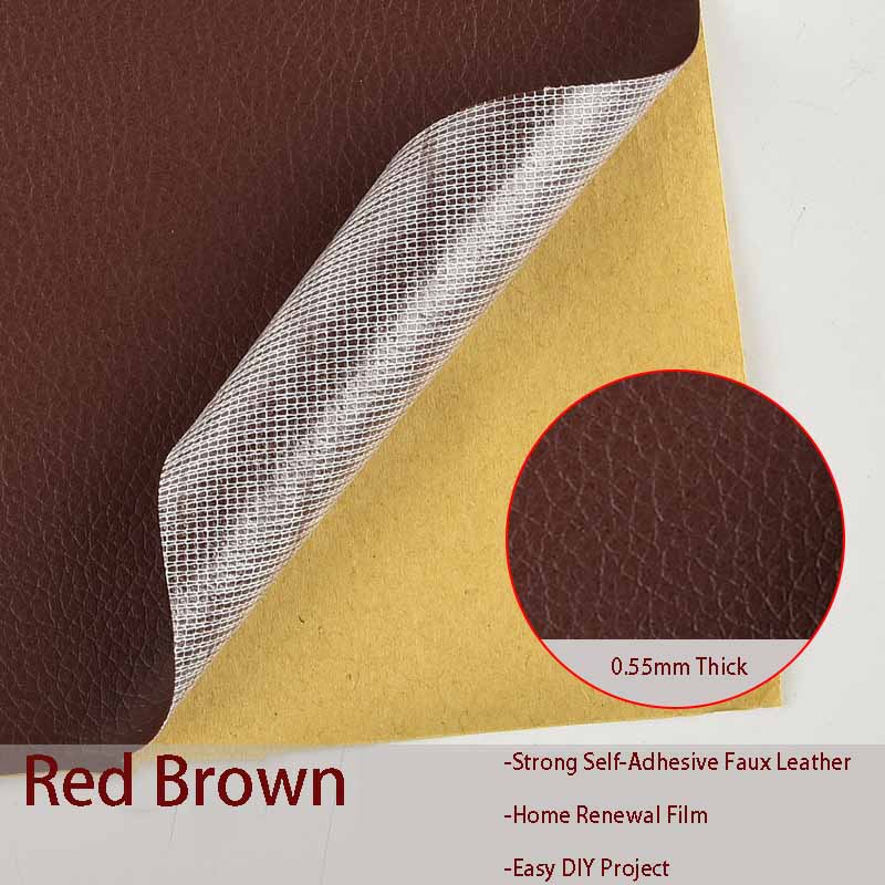 Instant Furniture Repair Film - Strong Self-Adhesive Faux Leather for DIY Sofa Restoration Furniture Resurfacing Resistant Renewal