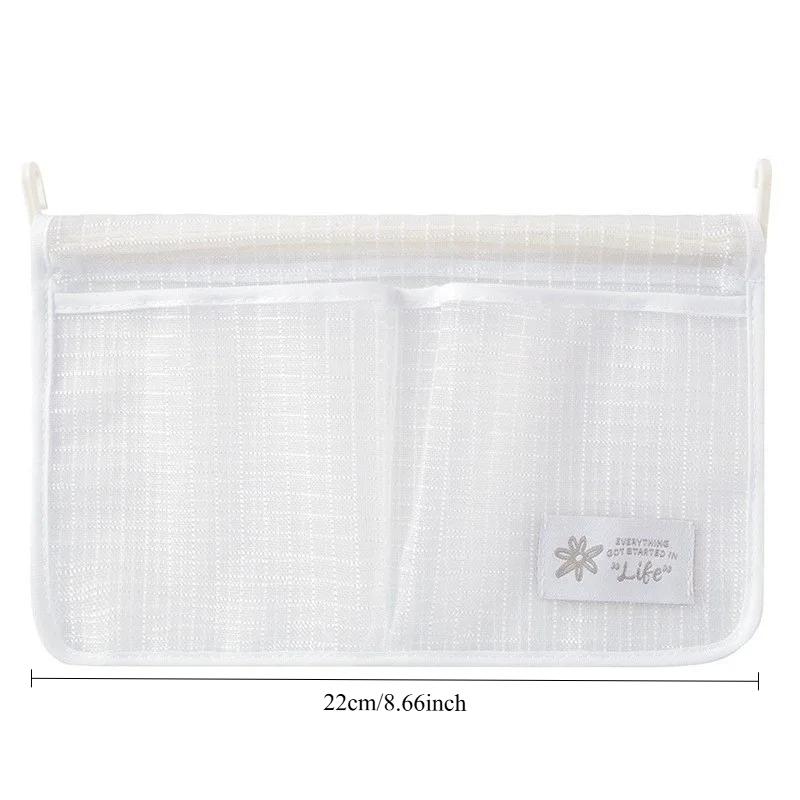 

Сетчатый мешок для хранения Органайзер для холодильника Двухсекционный мешок для хранения пакетиков с соусом Подвесная сетка-мешочек Органайзер для хранения на кухне белый