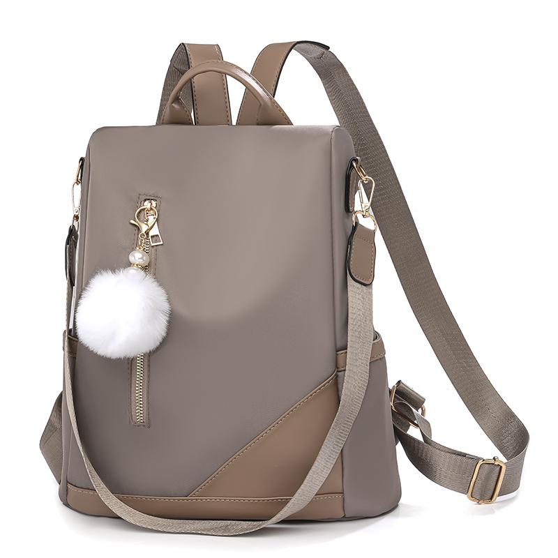 Backpack Women's Oxford Backpack Large Capacity Anti-theft Travel Schoolbag