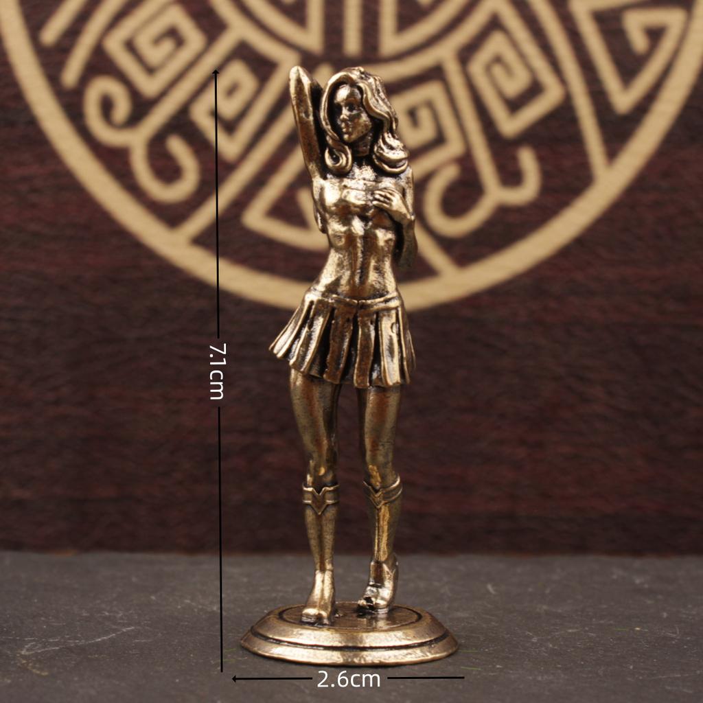 Simulated Brass Modern Four Beauties Decoration Desktop Living Room Office Decoration Crafts Beauties Simulated Decoration